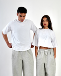 Everyday white tshirt (unisex) (Boxy Fit)