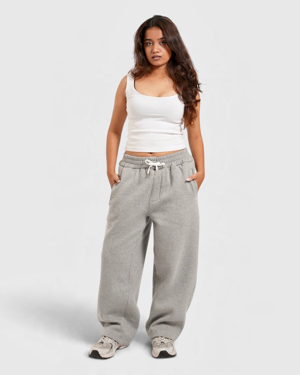 Comfortable Sweatpants v2 - Melange Grey (unisex)