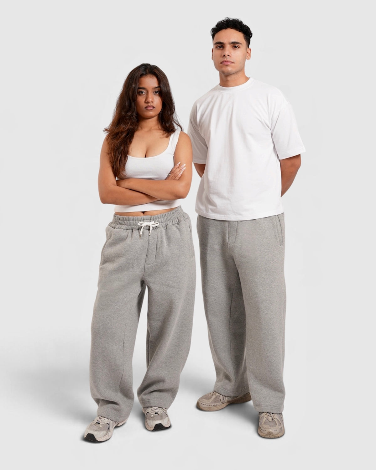 Comfortable Sweatpants v2 - Melange Grey (unisex)