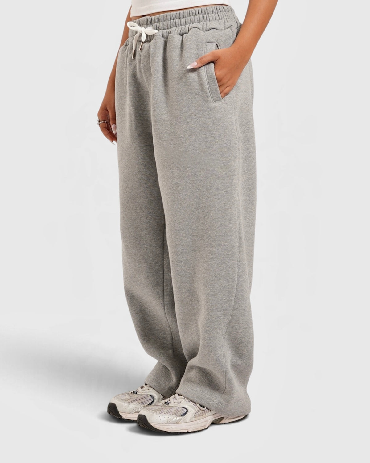 Comfortable Sweatpants v2 - Melange Grey (unisex)