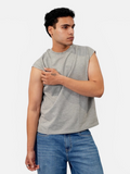 Muscle Tee - Stone Grey (unisex)