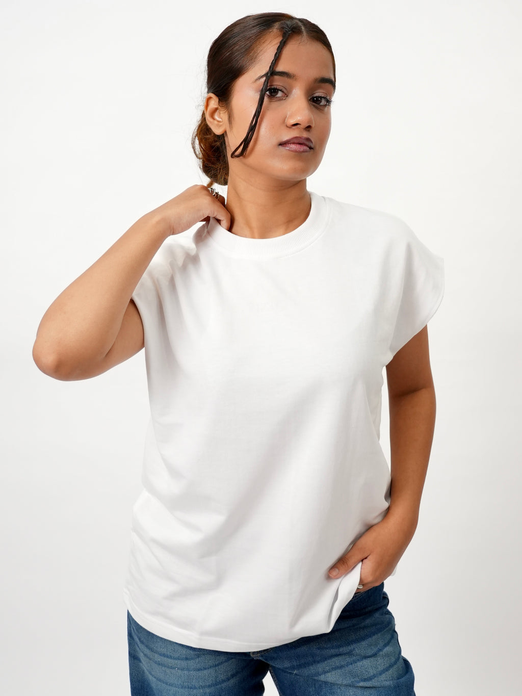 Muscle Tee - White (unisex)