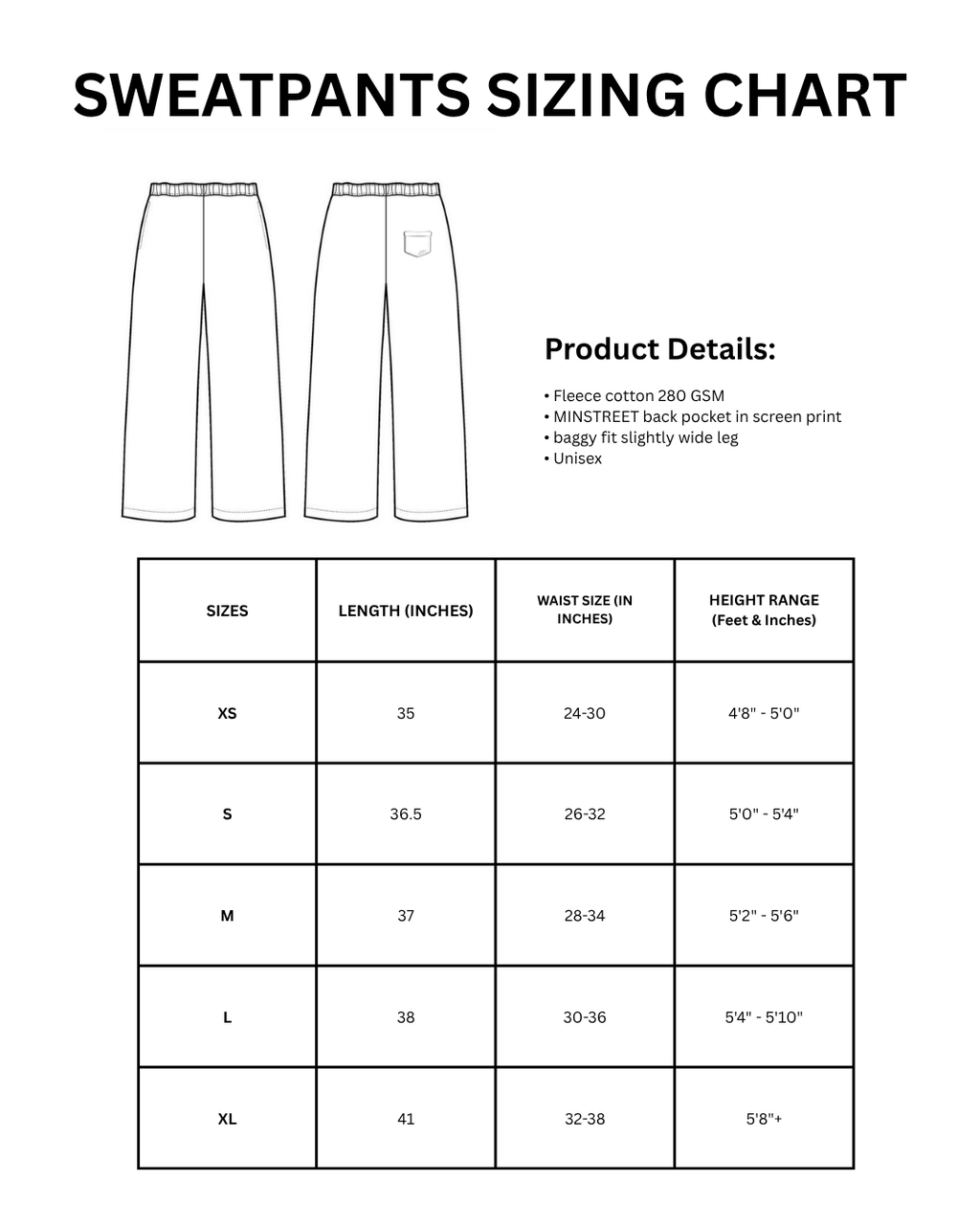 Comfortable Sweatpants - Black (unisex)
