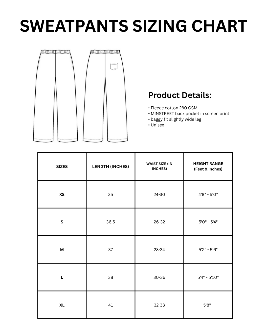 Comfortable Sweatpants - Black (unisex)