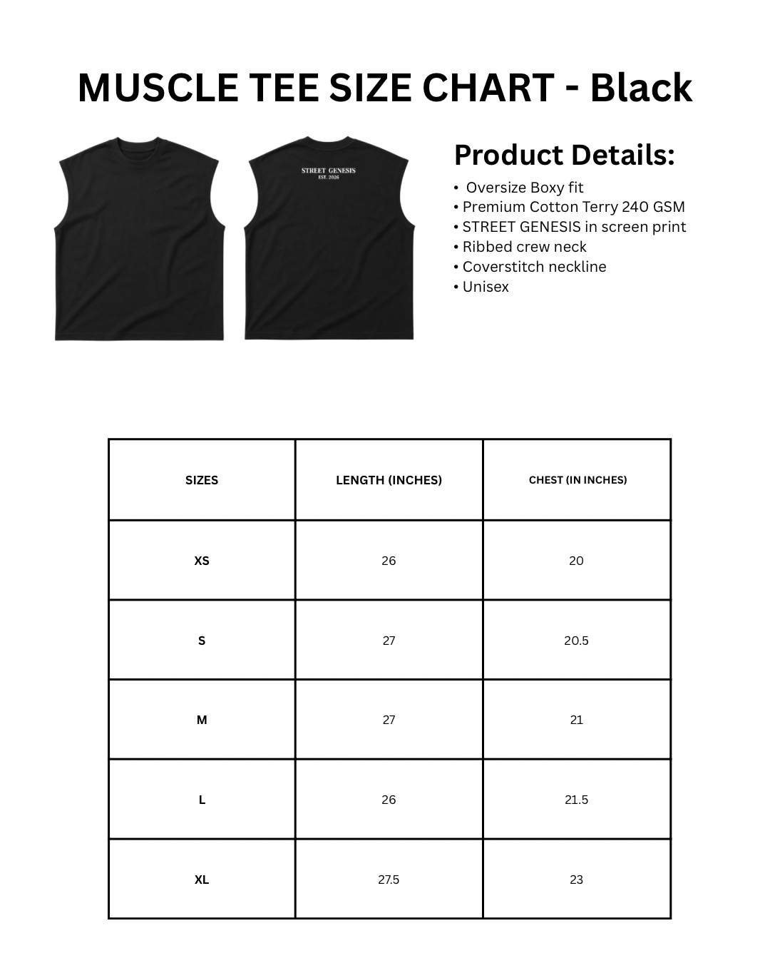 Muscle Tees Pack (unisex)