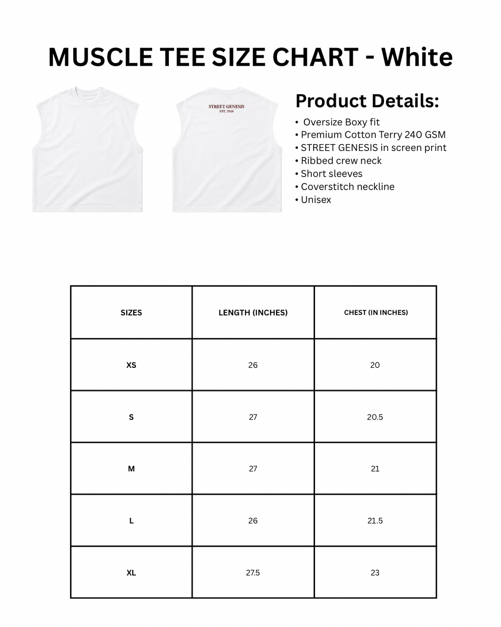 Muscle Tees Pack (unisex)
