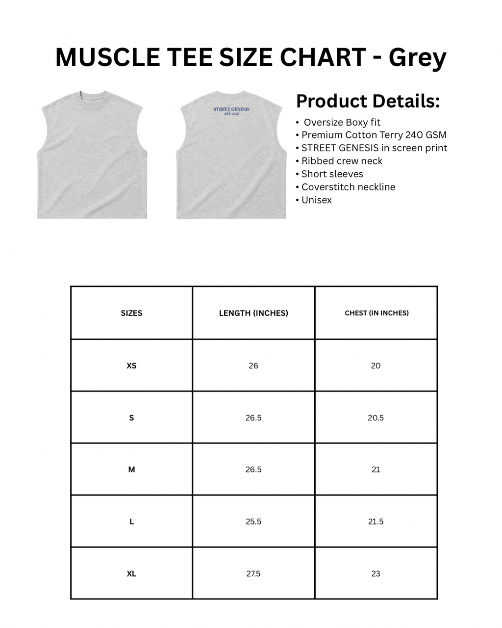 Muscle Tees Pack (unisex)