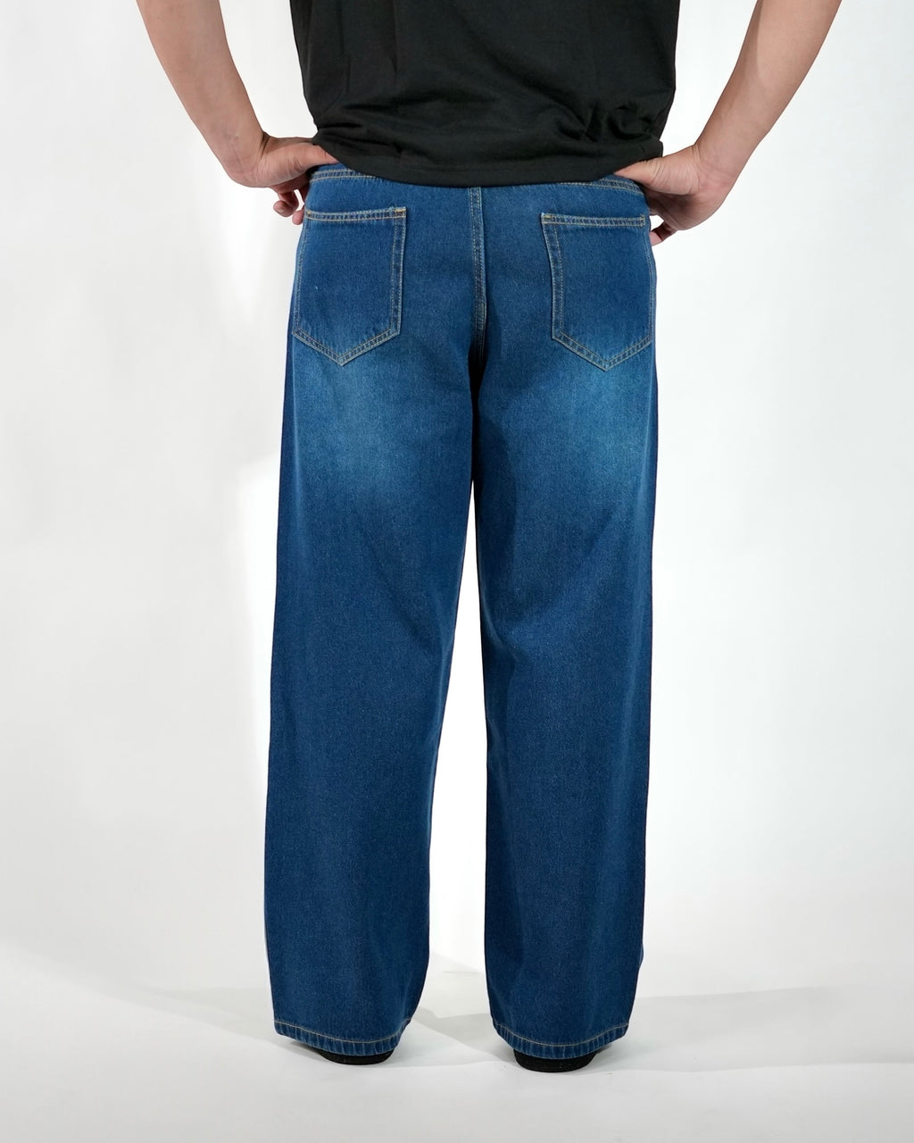 Relaxed Straight Denim - Vintage Blue (unisex)