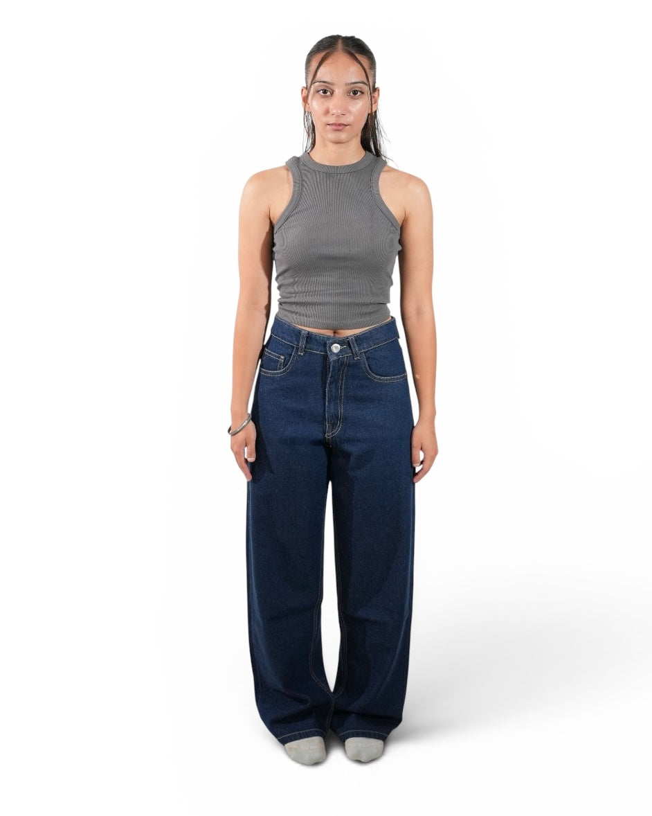 Loose Straight Denim - Raw Indigo (unisex)