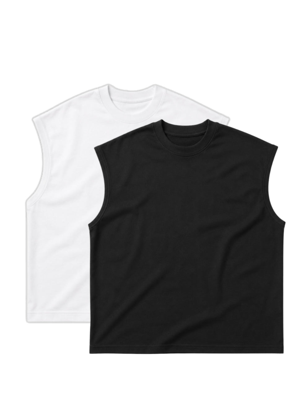 Muscle Tee Duo: Monochrome